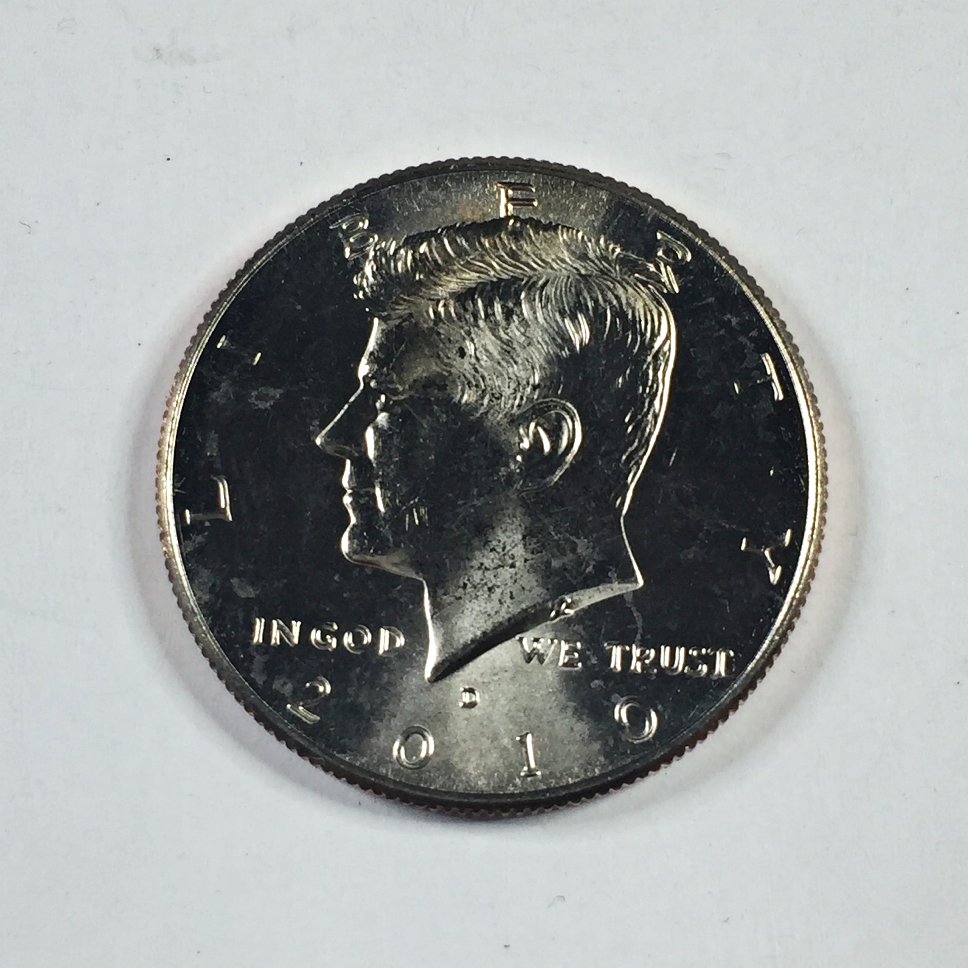 Colorized 2010-D Kennedy Half Dollar Commemorating Apollo 11*Planting ...
