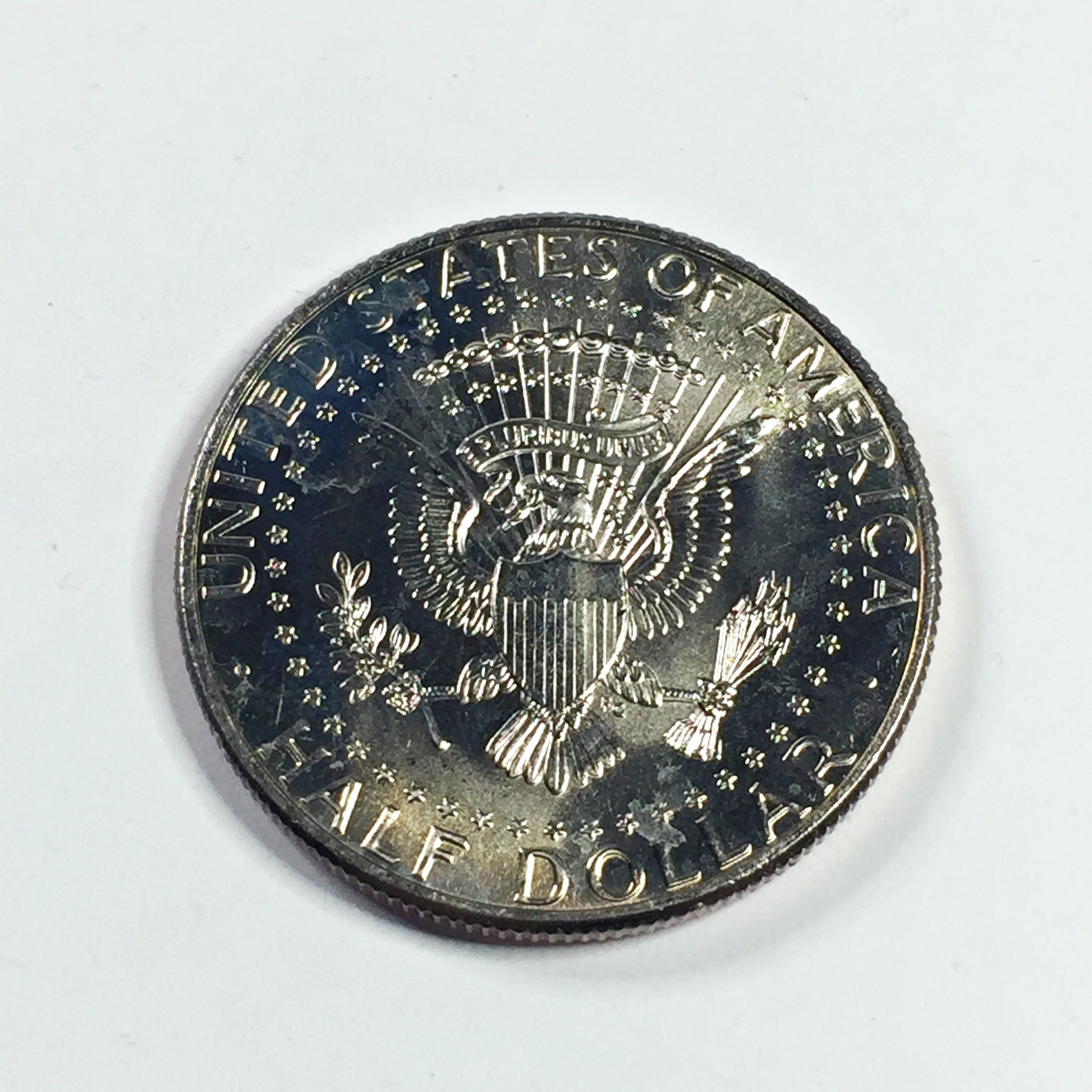 Colorized Kennedy Half Dollar Commemorating Battle of Kontum; Vietnam ...