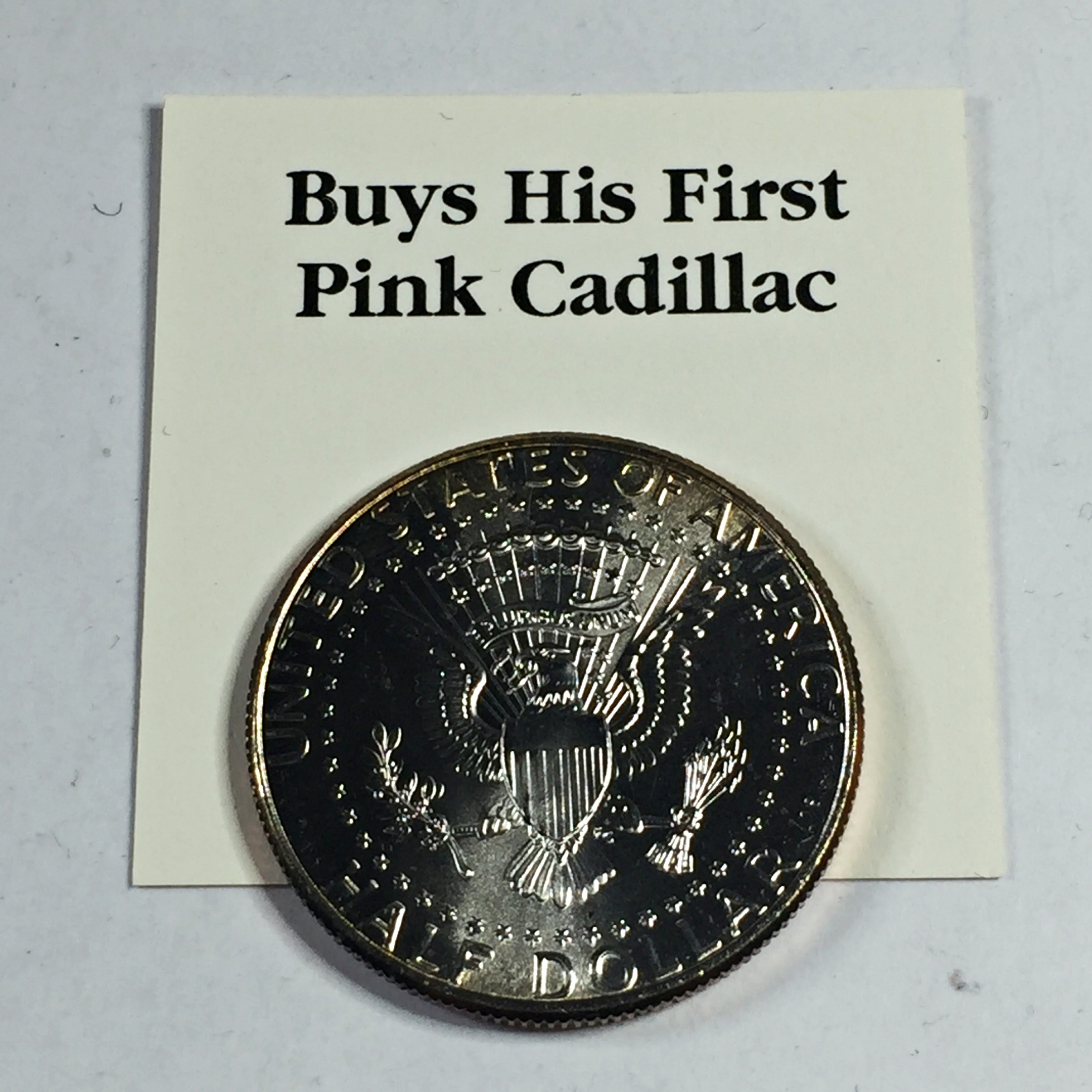 Colorized Kennedy Half Dollar Commemorating Elvis Presley's Buys His ...