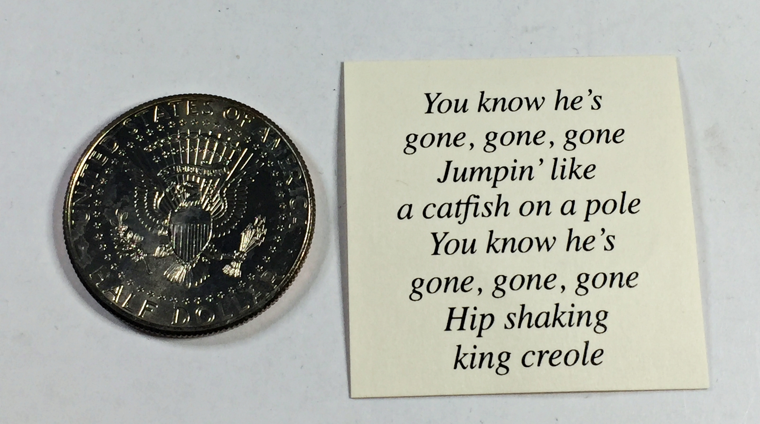 Colorized Kennedy Half Dollar Commemorating Elvis Presley's King Creole ...