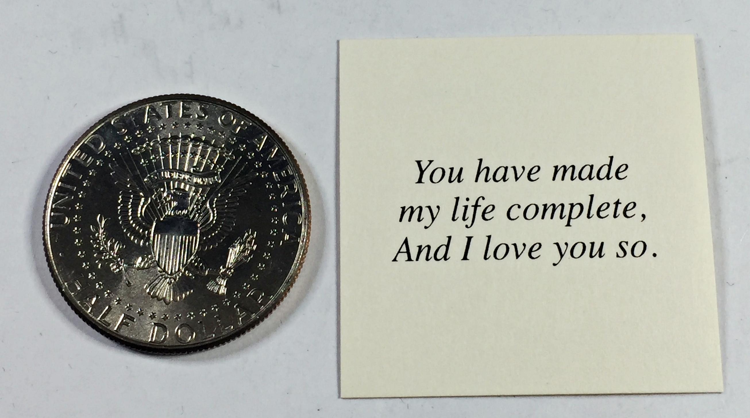 Colorized Kennedy Half Dollar Commemorating Elvis Presley's Love Me ...