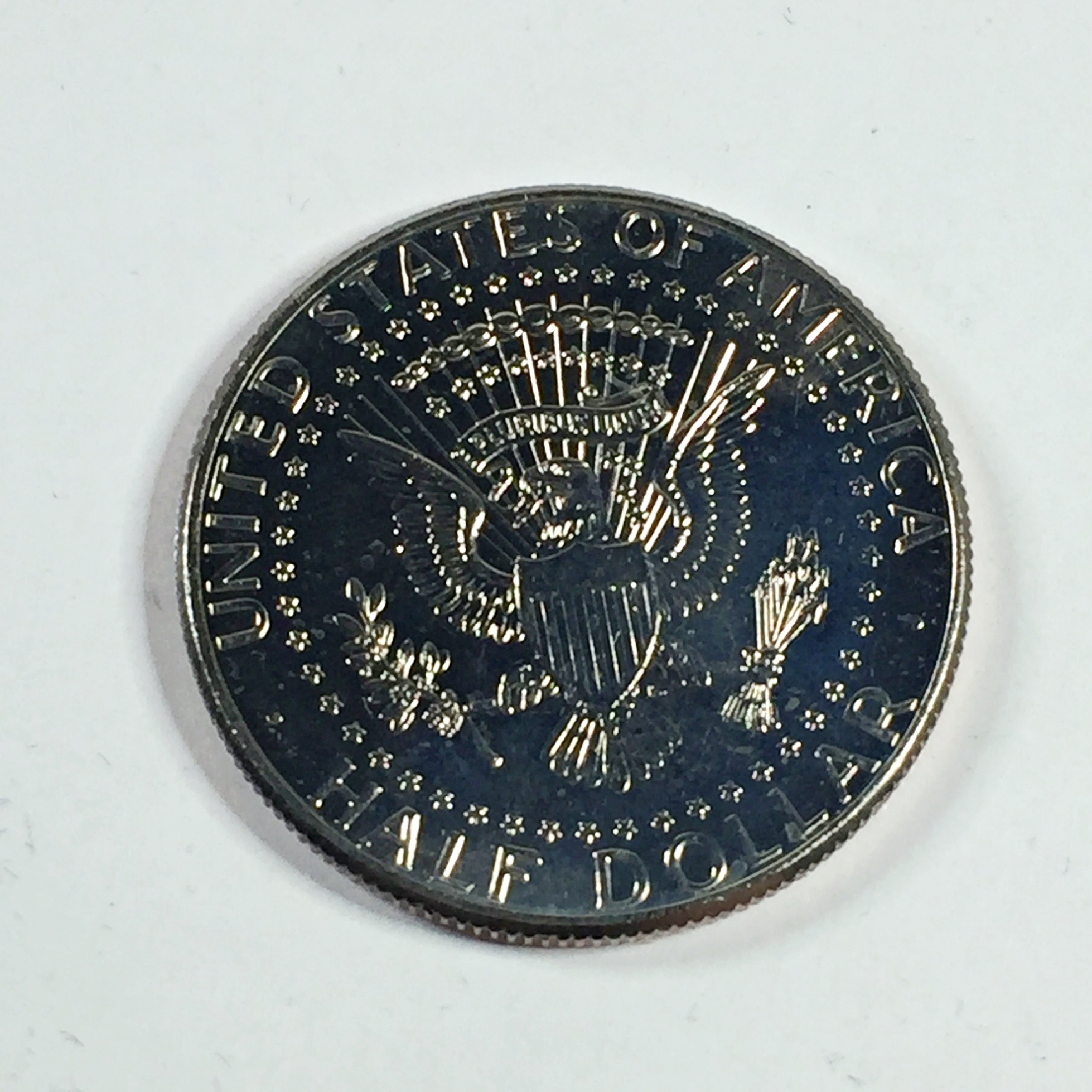 Colorized Kennedy Half dollar Commemorating the Viet Nam War*Battle of ...
