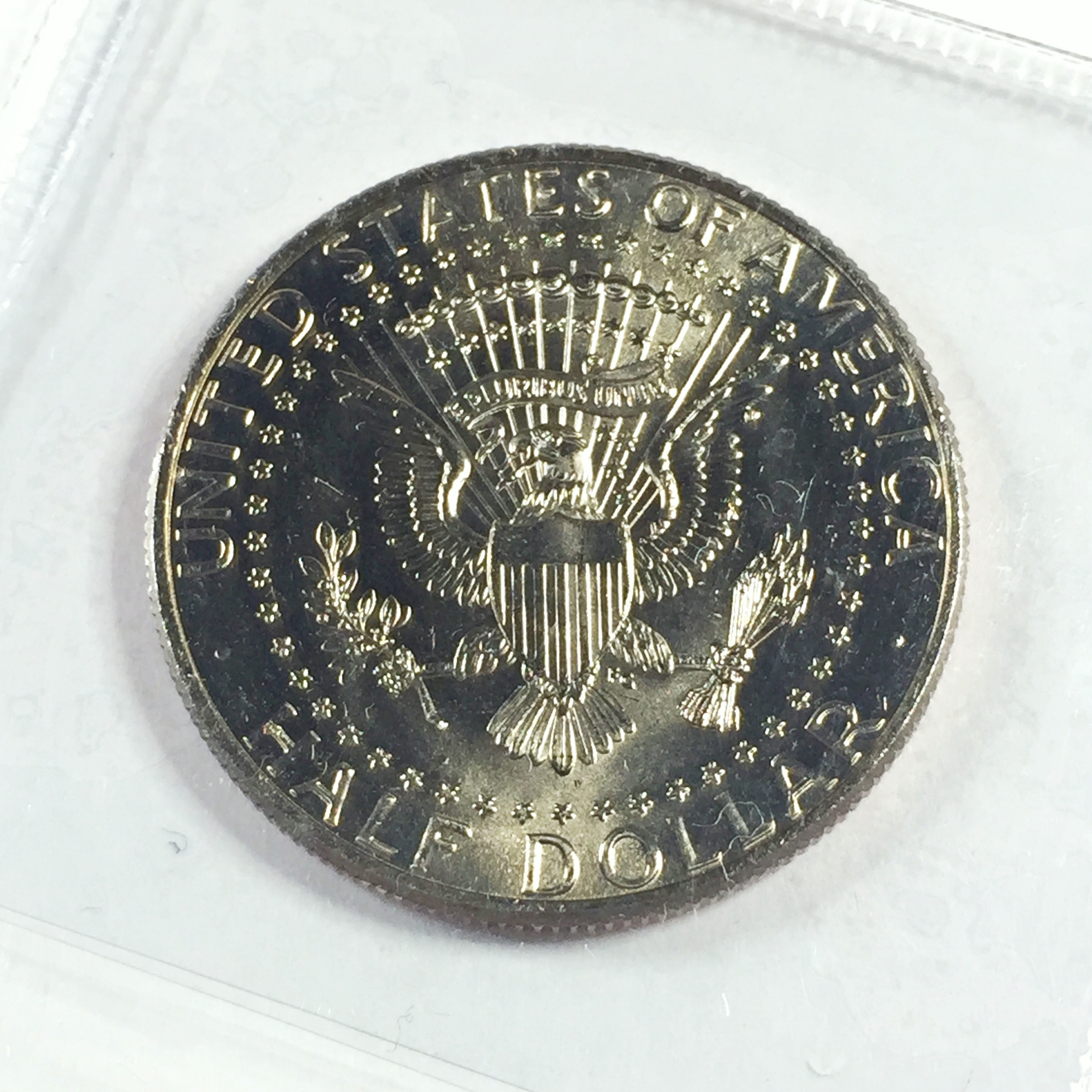 Colorized Kennedy Half Dollar Commemorating the War in Viet Nam ...