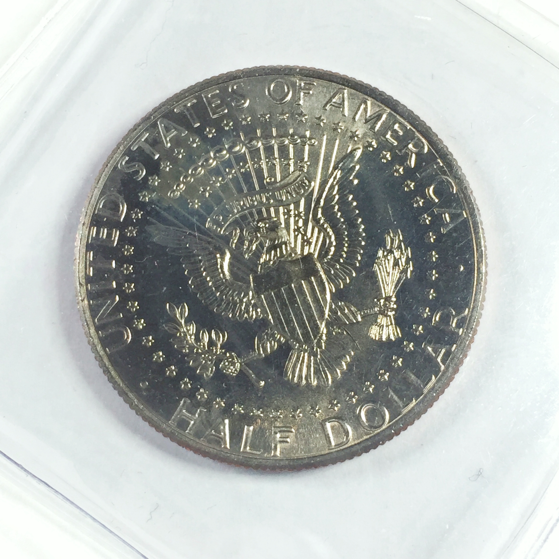 Colorized Kennedy Half Dollar Commemorating the War in Viet Nam*Long ...