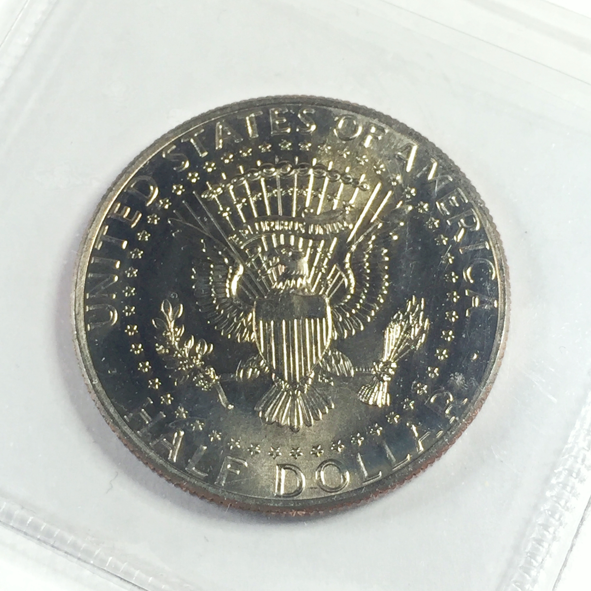 Colorized Kennedy Half Dollar Commemorating the War in Viet Nam*R.O.K ...
