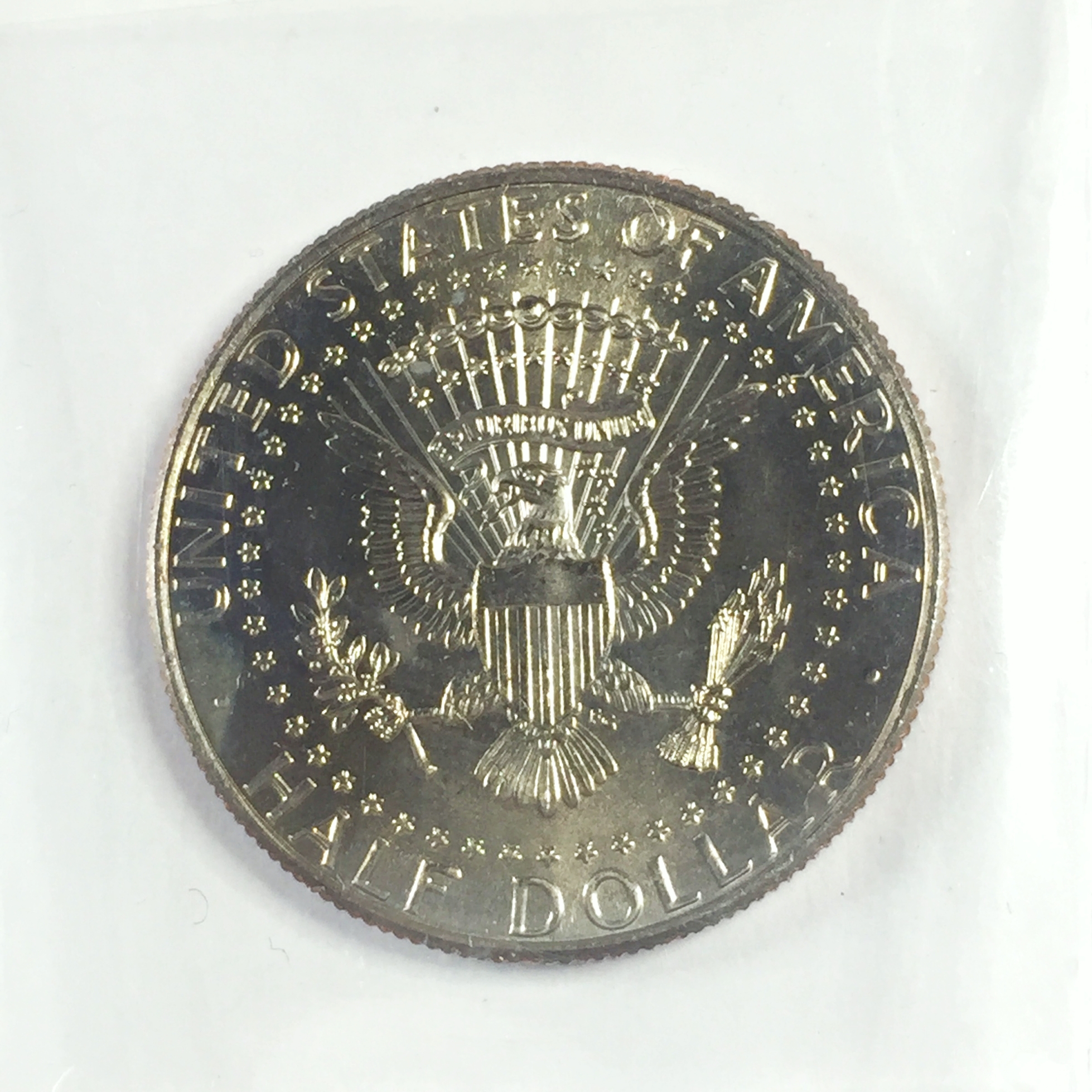 Colorized Kennedy Half Dollar Commemorating the War in Viet Nam ...