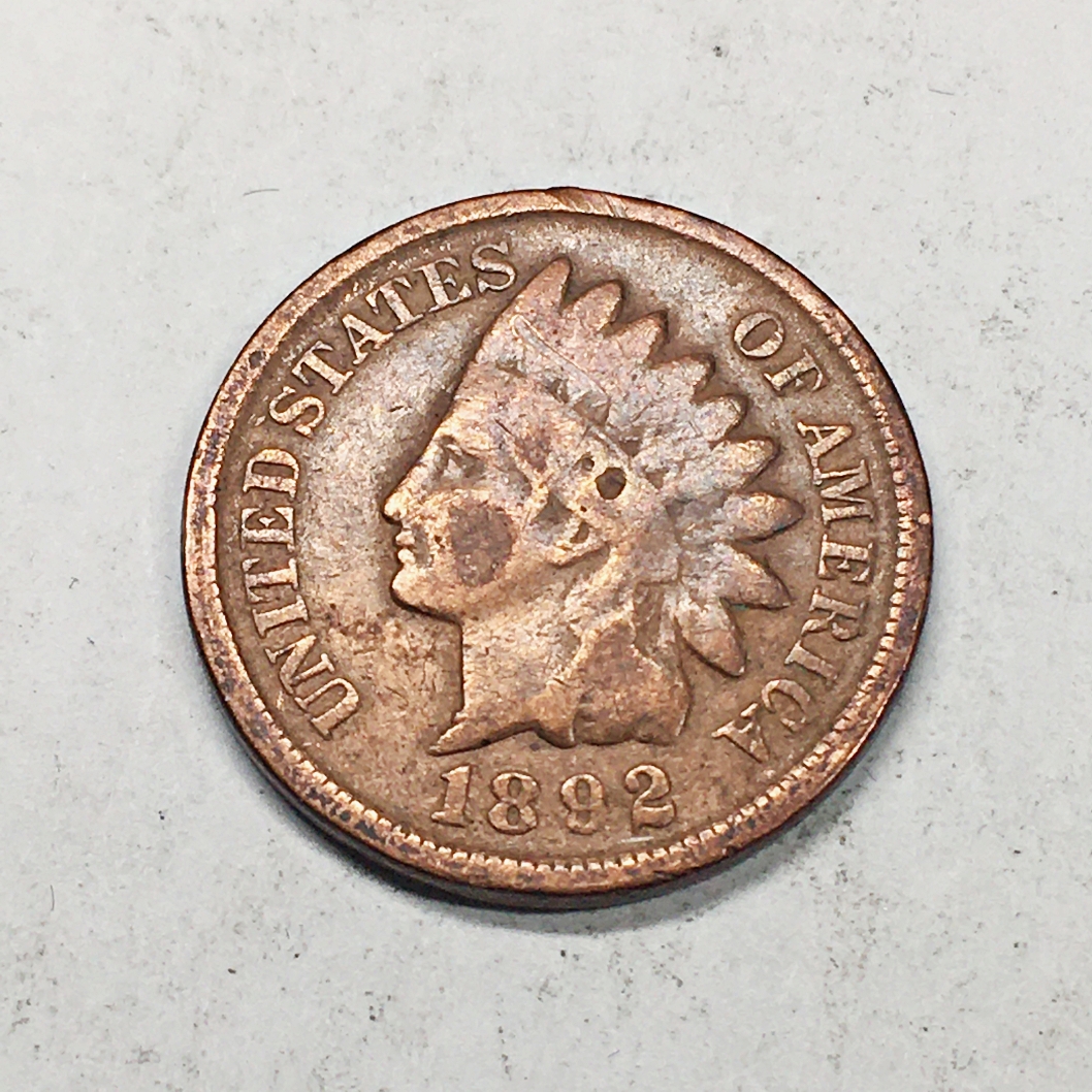 MINT ERROR*1882/2 Repunched Date Indian Head Cent | Property Room
