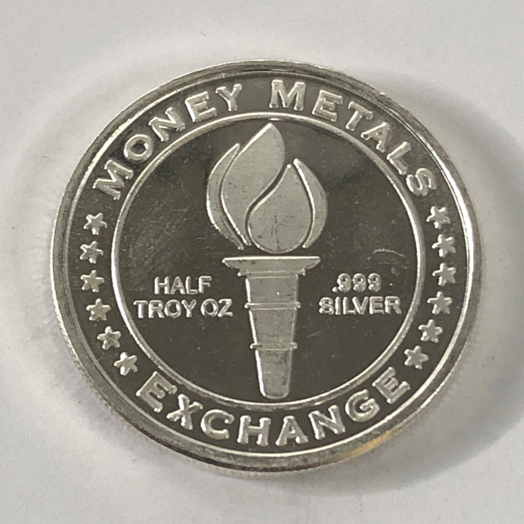 One Half Troy Ounce .999 Proof Silver Round*Money Metals Exchange*Paul