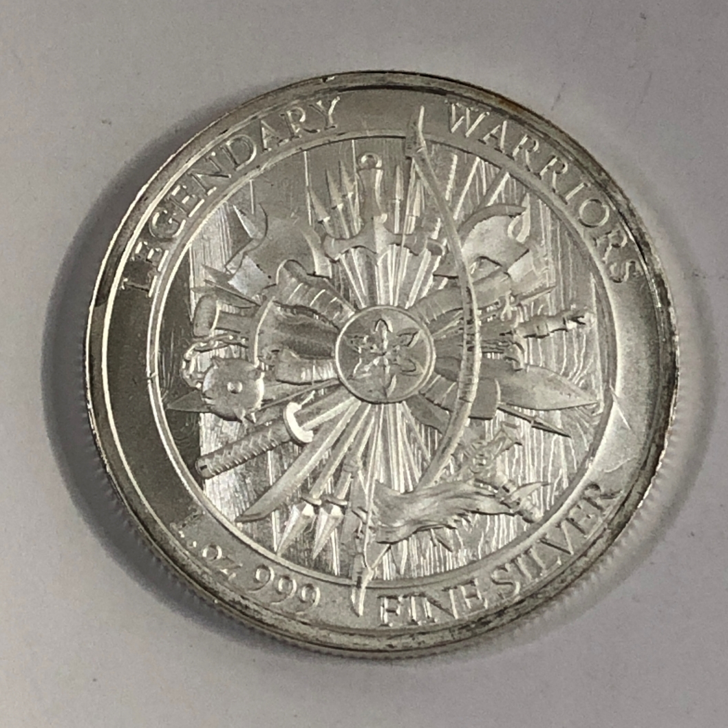 Niue - 5 NZD Legendary Warriors - Julius Caesar (2.) - 2 Oz Silber