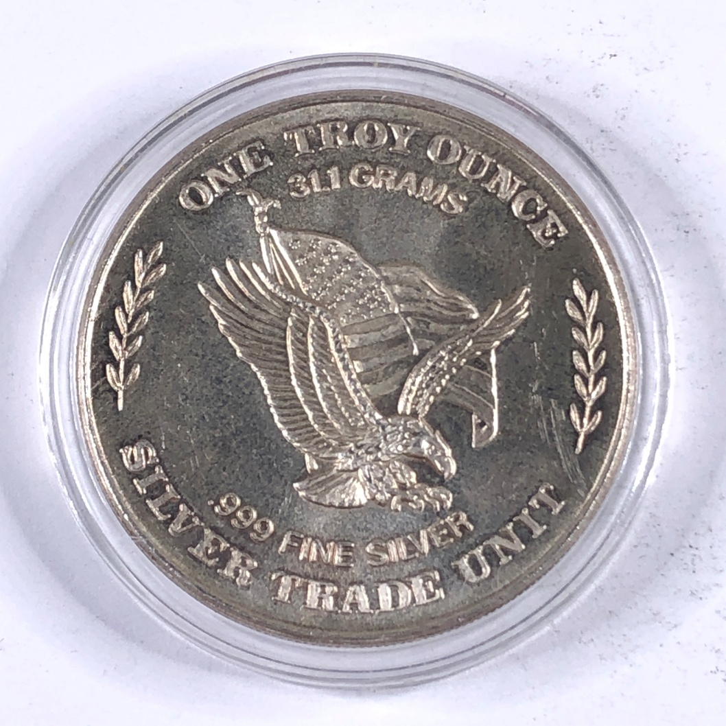 1 Troy Ounce Of Fine Silver 999 One Troy Ounce .999 Fine Silver Round*Minted From US Strategic