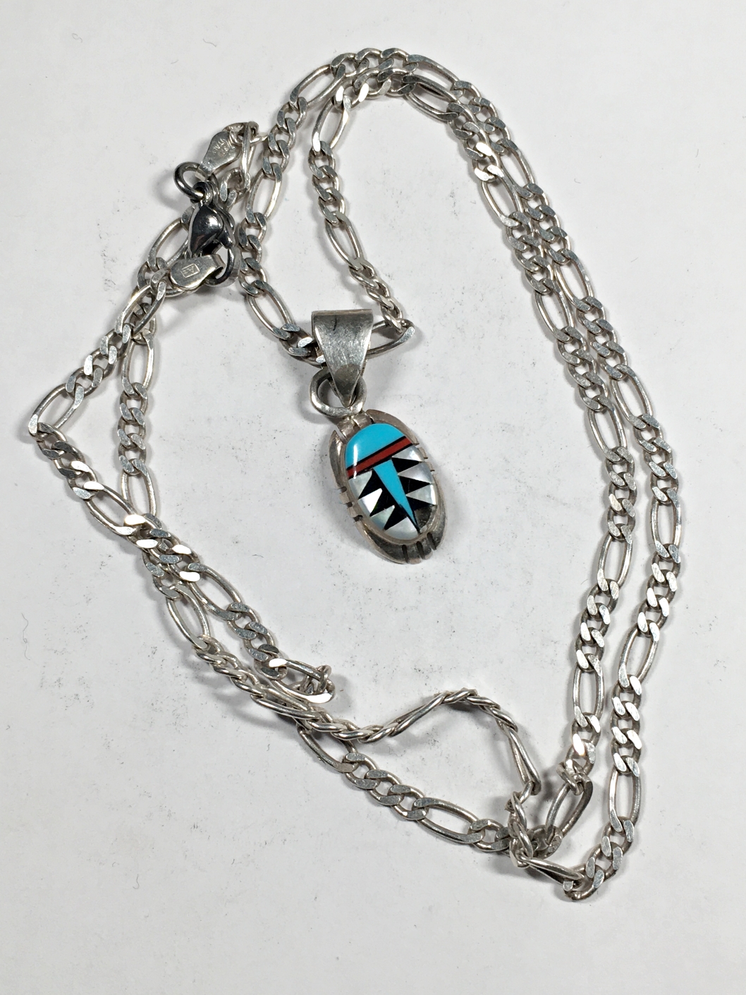 Sterling Silver Southwestern Style Necklace*19