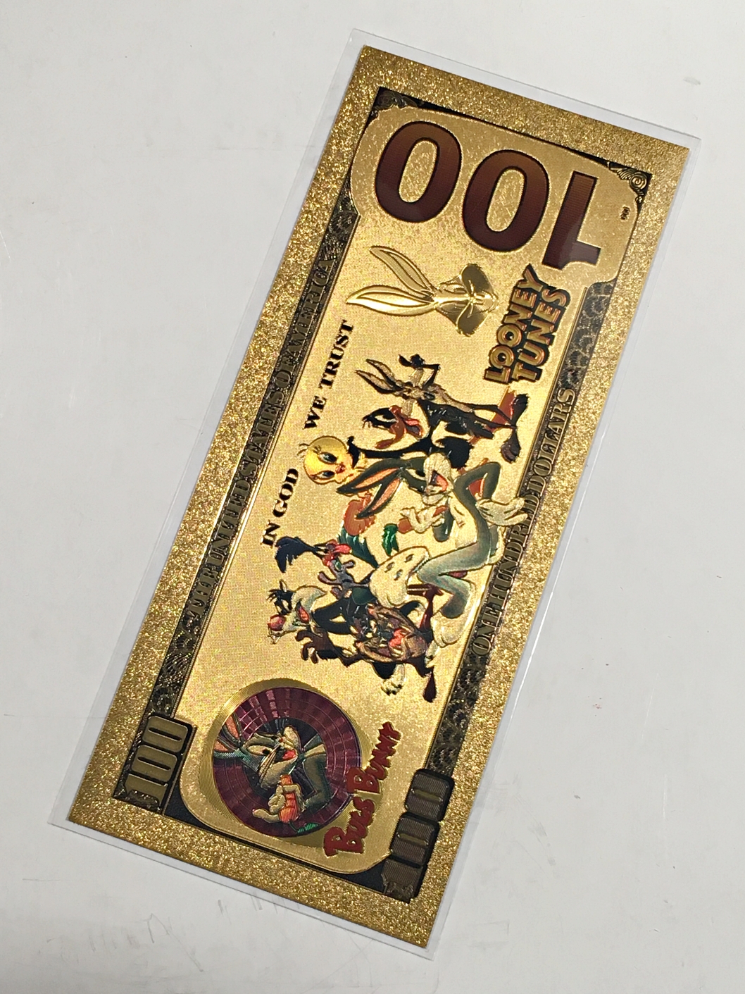 Gold Foil 100 Dollar Bills - Customized & Commemorative