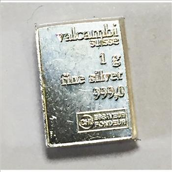 1 Gram .999 Fine Silver*Valcambi