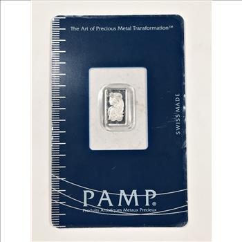 1 Gram 999.5 Palladium Bar*PAMP*Sealed Packet