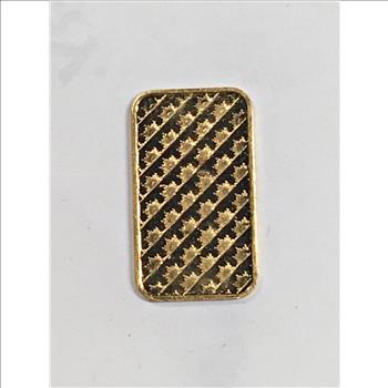 1 Gram .9999 Fine Gold Bar*Sunshine Minting