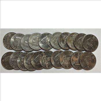 $10 Roll of (20) 1976 U.S. Bicentennial Kennedy Half Dollars