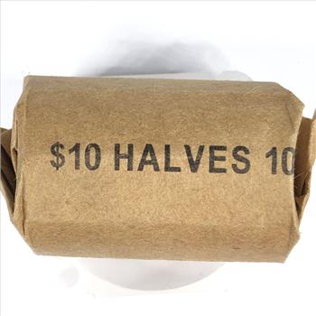 $10 Roll of Mixed-Dated Kennedy Half Dollars