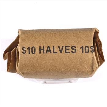 $10 Roll of Mixed-Dated Kennedy Half Dollars