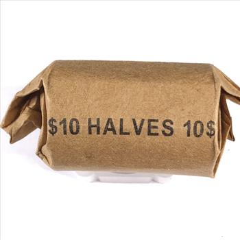$10 Roll of Mixed-Dated Kennedy Half Dollars