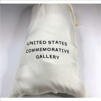 100 High Grade Uncirculated State Quarters in Protective Capsules and Cloth Bag