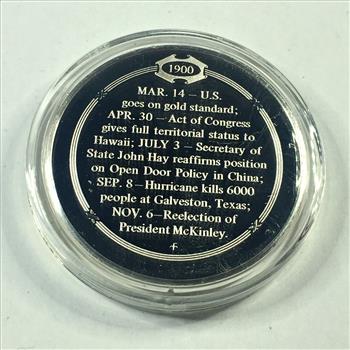 1.2 oz Proof Sterling Silver Historical Commemorative Medallion*Hawaii Becomes a Territory*In Capsule