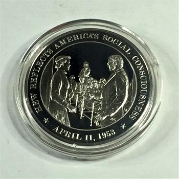 1.2 oz Proof Sterling Silver Historical Commemorative Medallion*Hew Reflects America's Social Consciousness*In Capsule