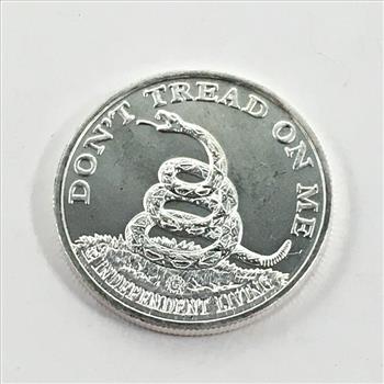 1/2 Troy Ounce .999 Silver Round*Don't Tread On Me*Boston Tea Party