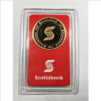 1/2oz 24K .9999 Fine Gold Round*Valcambi*With Assay Certificate