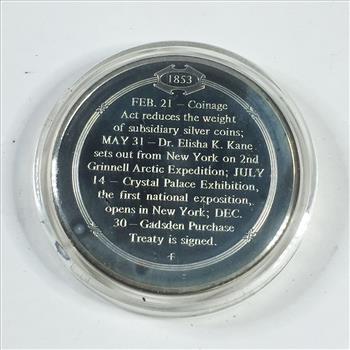 1.3 oz Proof Sterling Silver Historical Commemorative Medallion*Crystal Palace Exhibition Opens*In Capsule