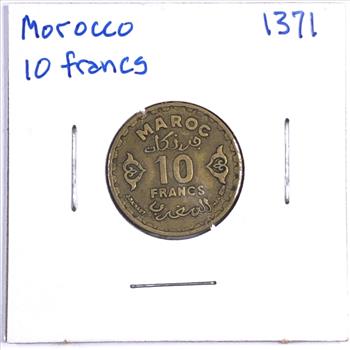 1371 Morocco 10 Francs