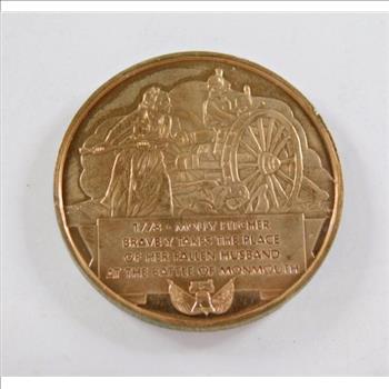 1778 Molly Pitcher - American Revolution - Battle of Monmouth Commemorative Coin/Medal