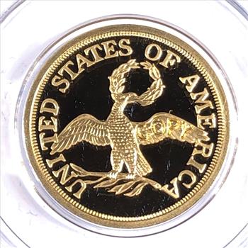 1795 24K Gold Layered Capped Bust $5 Half Eagle Replica*Proof*In Capsule