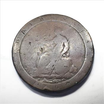 1797 Great Britain Seated Britannia Large Penny