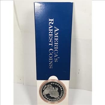 1804 Commemorative Bust Dollar*Two (2) Oz .999 Pure Silver*Proof*Coa