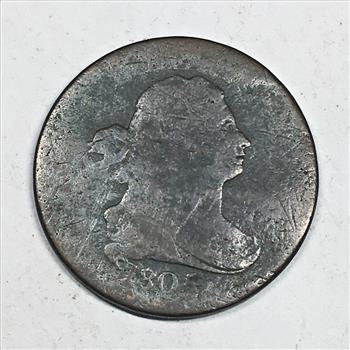 1805 Draped Bust Half Cent (small 