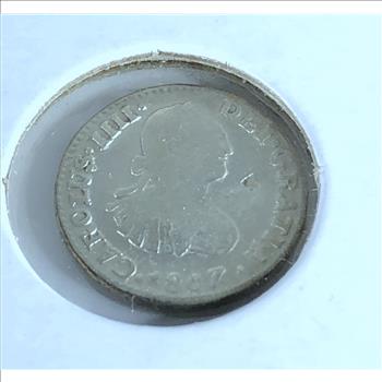1807 Mexico City Silver 1 Real Coin in Nice Condition Legends Readable Details Clear