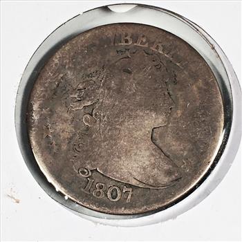 1807 Silver Draped Bust Quarter