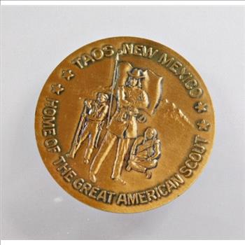 1809-1868 Kit Carson - Taos, New Mexico - Home of the Great American Scout High-Relief Commemorative Coin/Medal