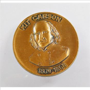 1809-1868 Kit Carson - Taos, New Mexico - Home of the Great American Scout High-Relief Commemorative Coin/Medal