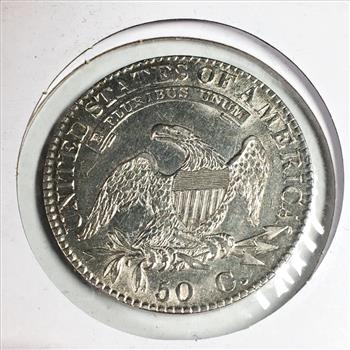 1824 Silver Capped Bust Half Dollar*LIBERTY fully Visible