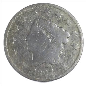 1827 Matron Head Large Cent*LIBERTY Fully Visible