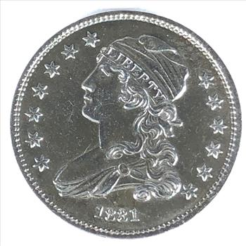 1831 Silver Capped Bust 25c