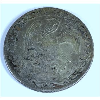 1832 Mexico 8 Real Silver Coin Cap and Rays Type Nice Details