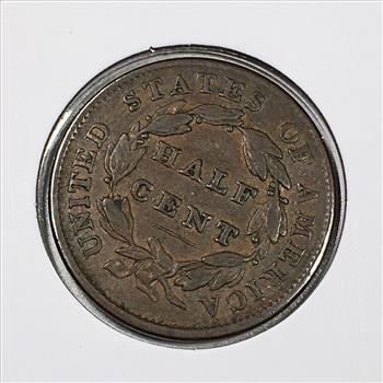 1835 Classic Head 1/2 Cent*LIBERTY Fully Visible