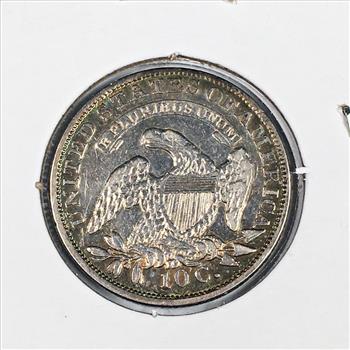 1835 Silver Capped Bust Dime*LIBERTY Fully Visible*Tone