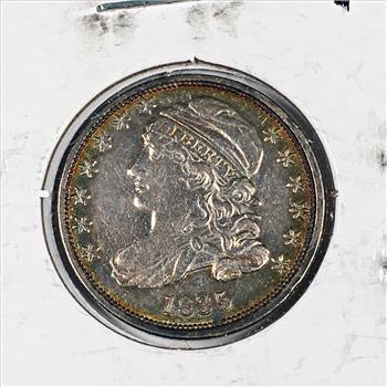 1835 Silver Capped Bust Dime*LIBERTY Fully Visible*Tone