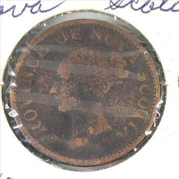 1843 Nova Scotia Half Penny Token