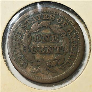 1847 Braided Hair Large Cent
