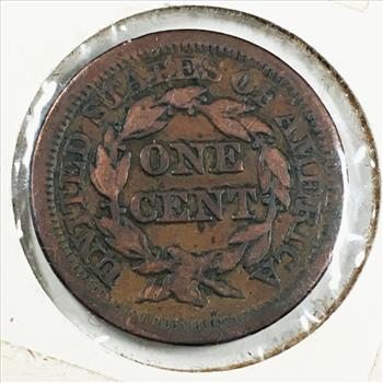 1848 Braided Hair Large Cent