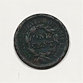 1851 Braided Hair Large Cent